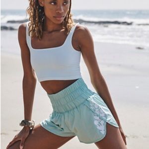 Free People Movement The Way Home Short in Turquoise Mint Combo Size XS